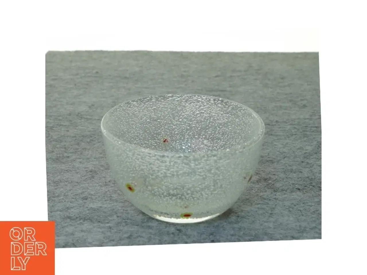 Billede 1 - Skål i glas (str. 12 x 7 cm)
