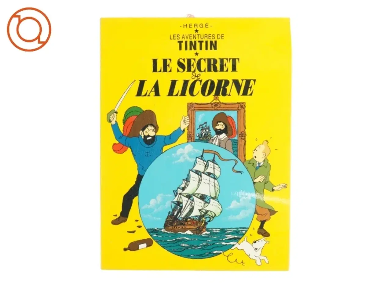 Billede 1 - Tin Tin billede (str. LB 40 x 30 cm)