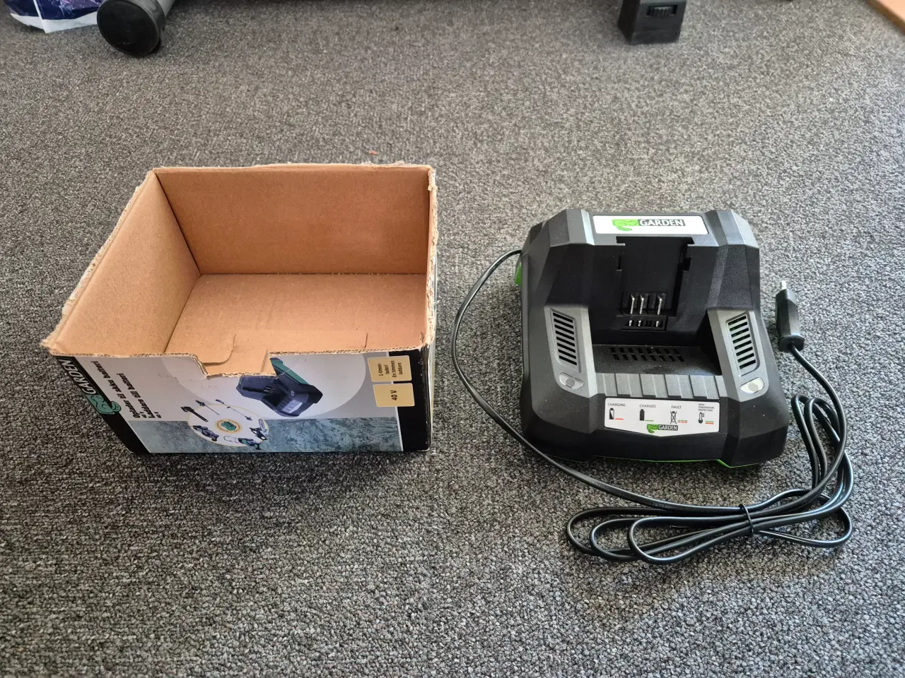 Billede 1 - Oplader til Garden 40V 2,5AH batteri