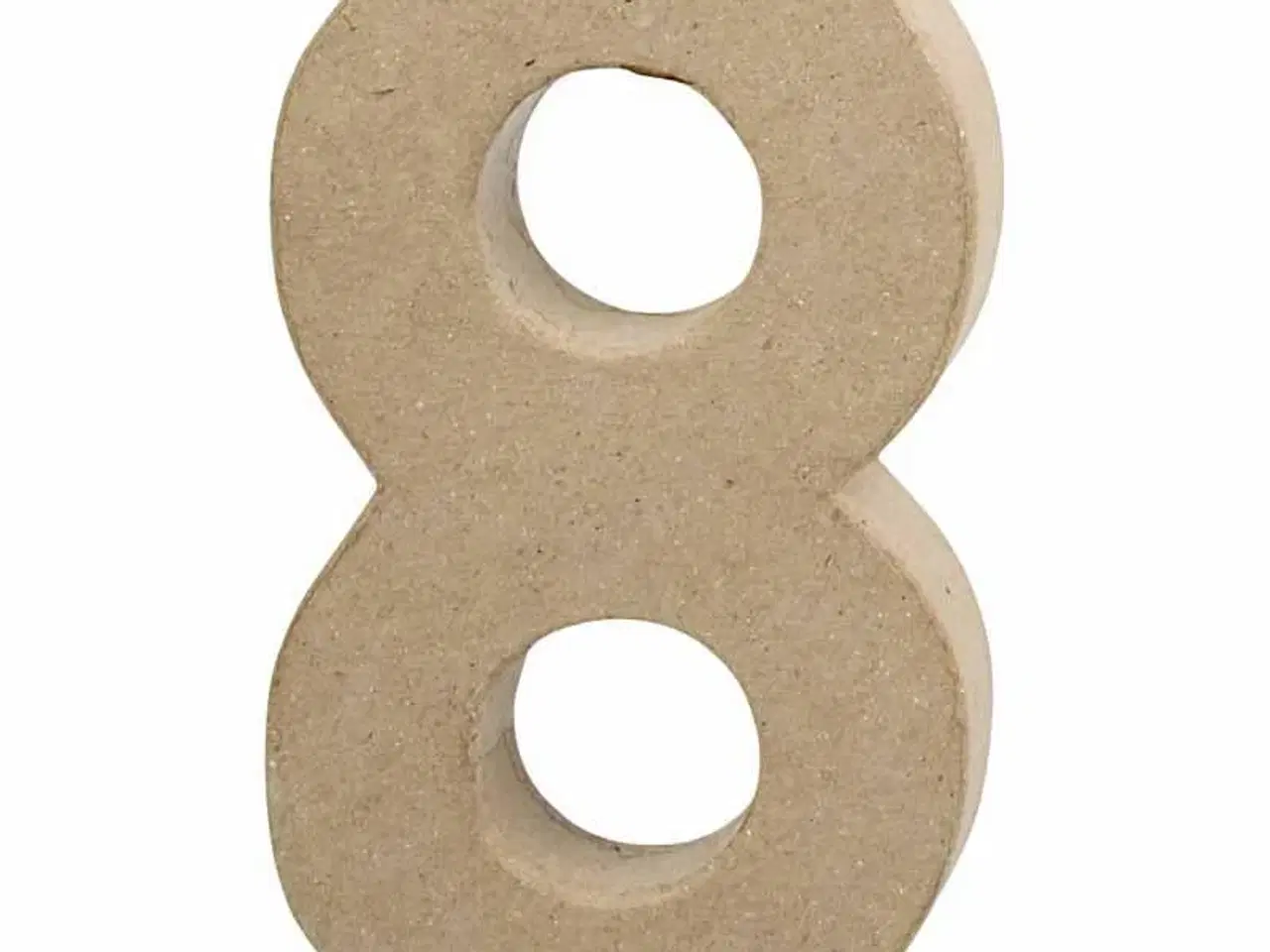 Billede 1 - Tal, 8, H: 20,2 cm, B: 11 cm, tykkelse 2,5 cm, 1 stk.