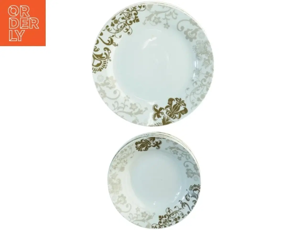 Billede 4 - Porcelænstallerkener fra marie sohl (str. 20 cm 27 cm)
