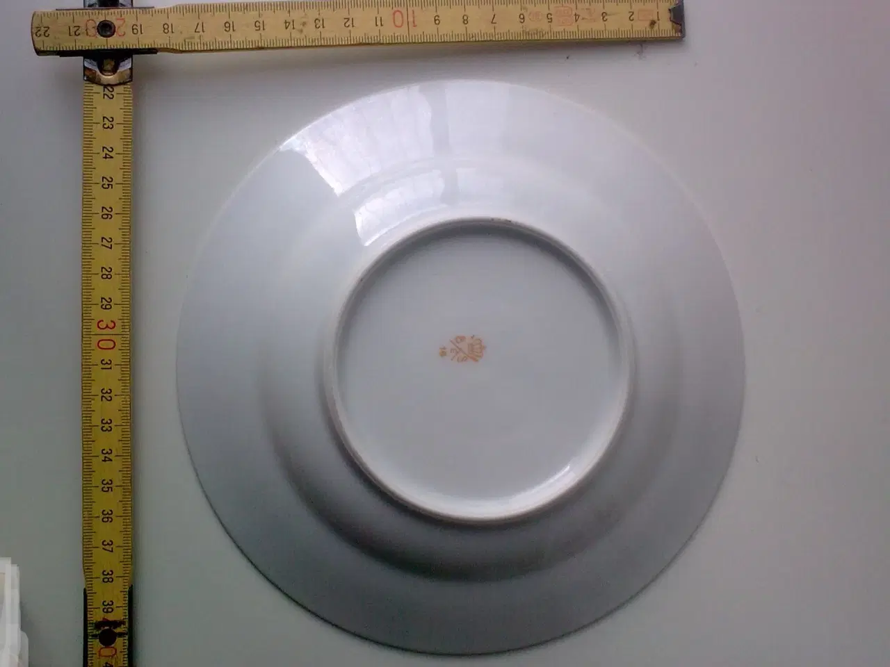 Billede 8 - Børnetallerken x 2 RETRO håndmalet m høns o.a.