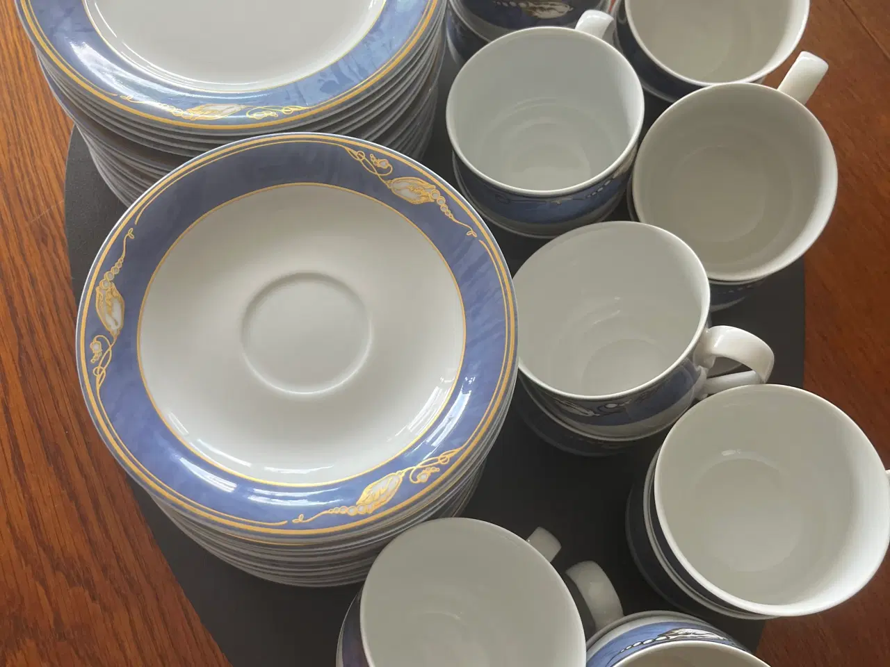 Billede 3 - Blå Magnolia – Royal Copenhagen - Kaffestel