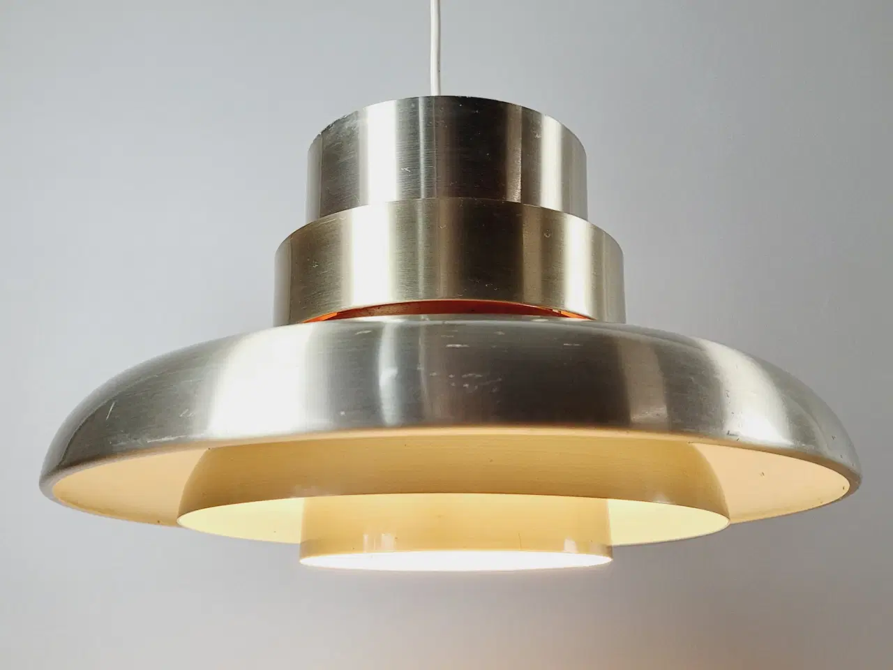 Billede 2 - ⭐️· Vintage pendel i aluminium, 1970'erne - dansk 
