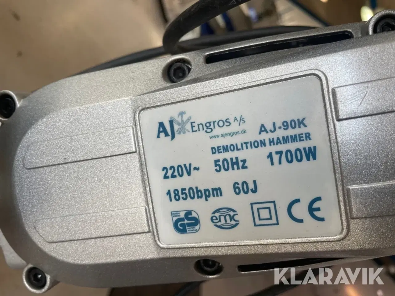 Billede 3 - Mejselhammer Aj Engros AJ-90K