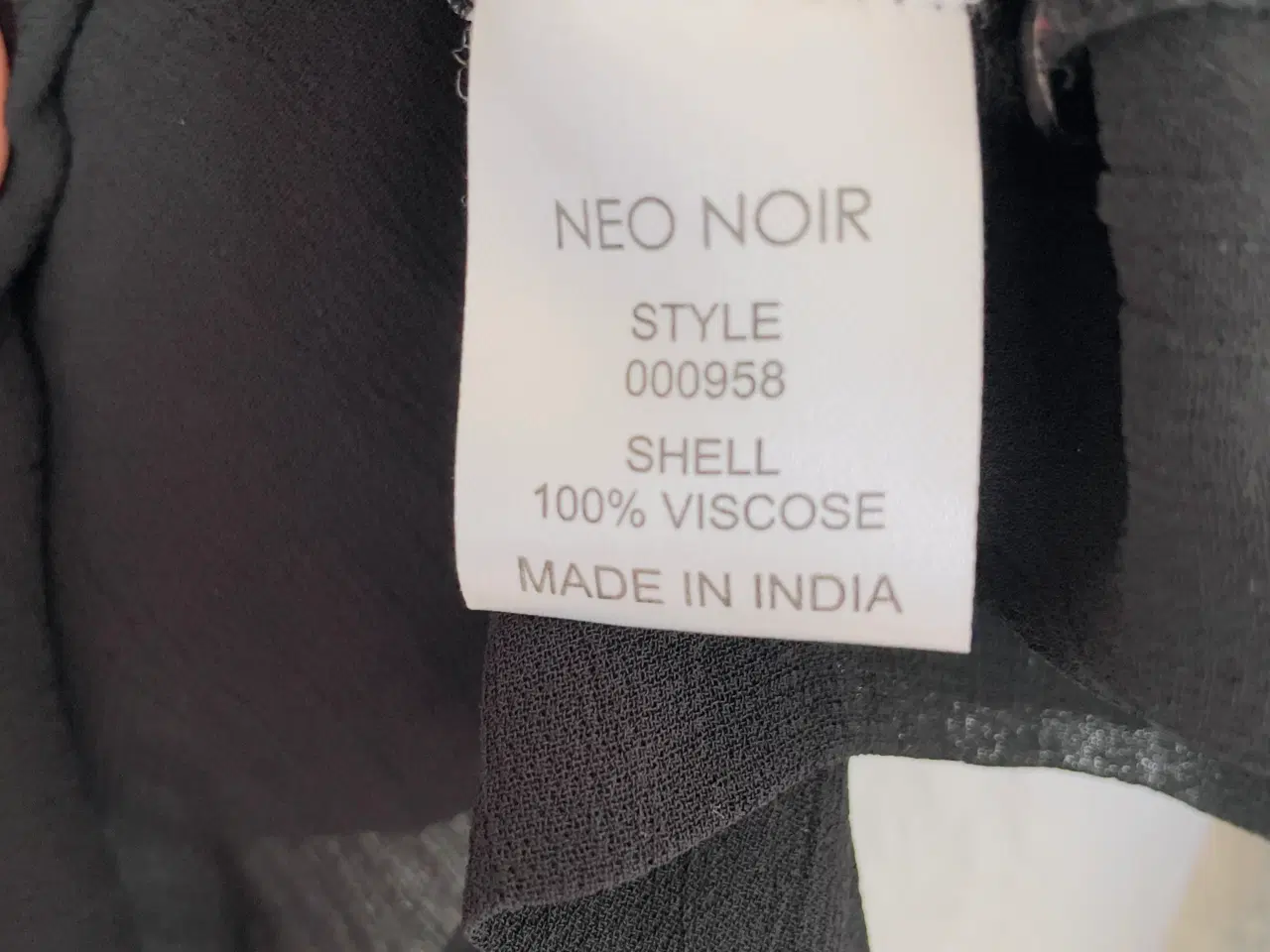 Billede 3 - Neo noir Gatherings Detail Chiffon Shirt 