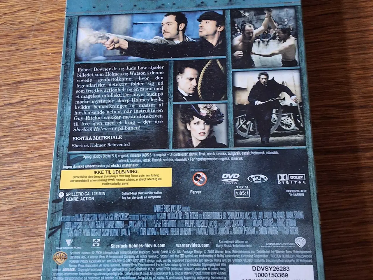 Billede 2 - SHERLOCK HOLMES - DVD-film. Genre: Action. 