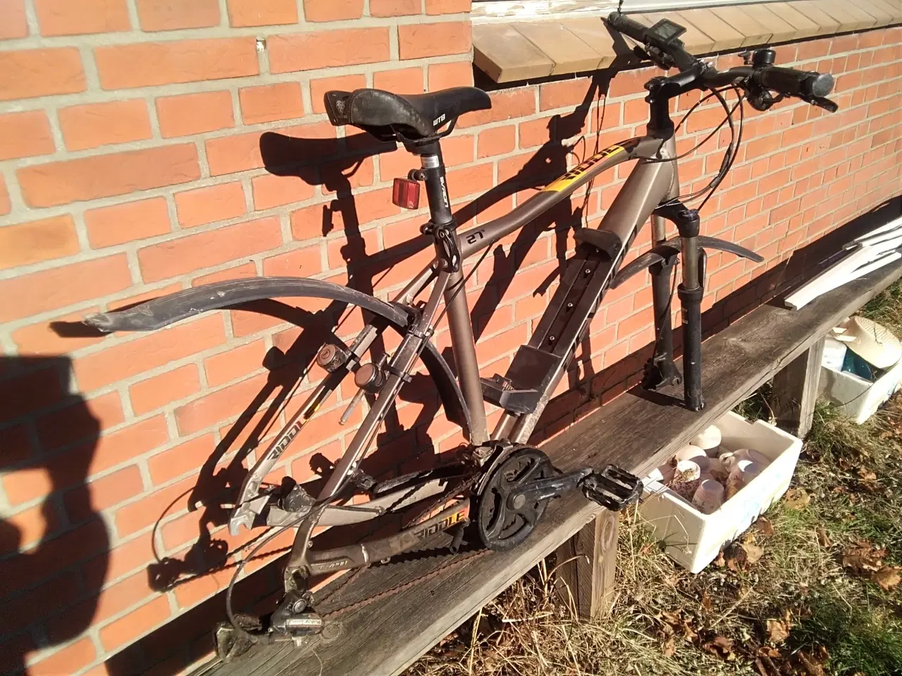 Billede 2 - E MTB stel til 27,5 " hjul m bremsekali God stand 