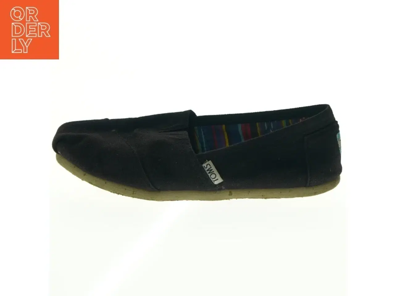 Billede 1 - Sorte flade damesko fra Toms (str. 38)