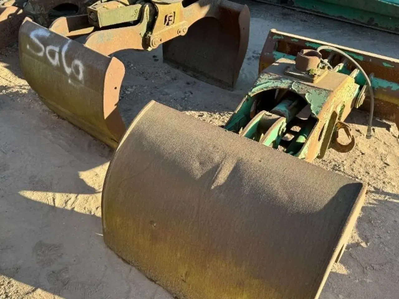 Billede 4 - 5 x sandgrabber, 1 x skovgrab og 1 x palleløfter 