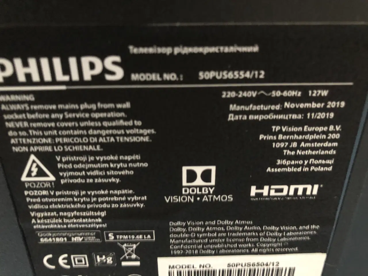 Billede 3 - Philips smart TV 50"