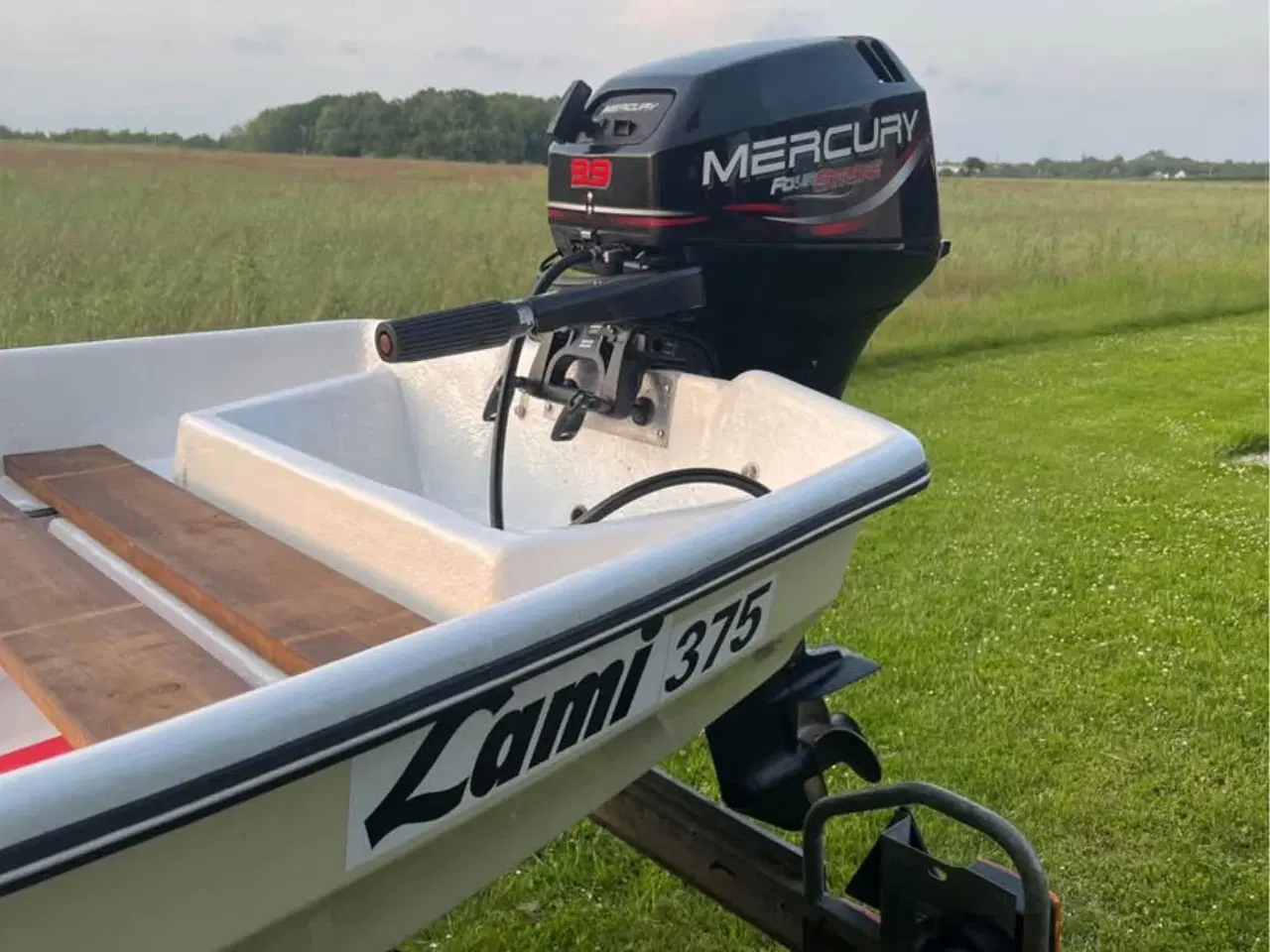 Billede 6 - Lami 375 jolle + 9.9hk 4-takt Mercury + trailer