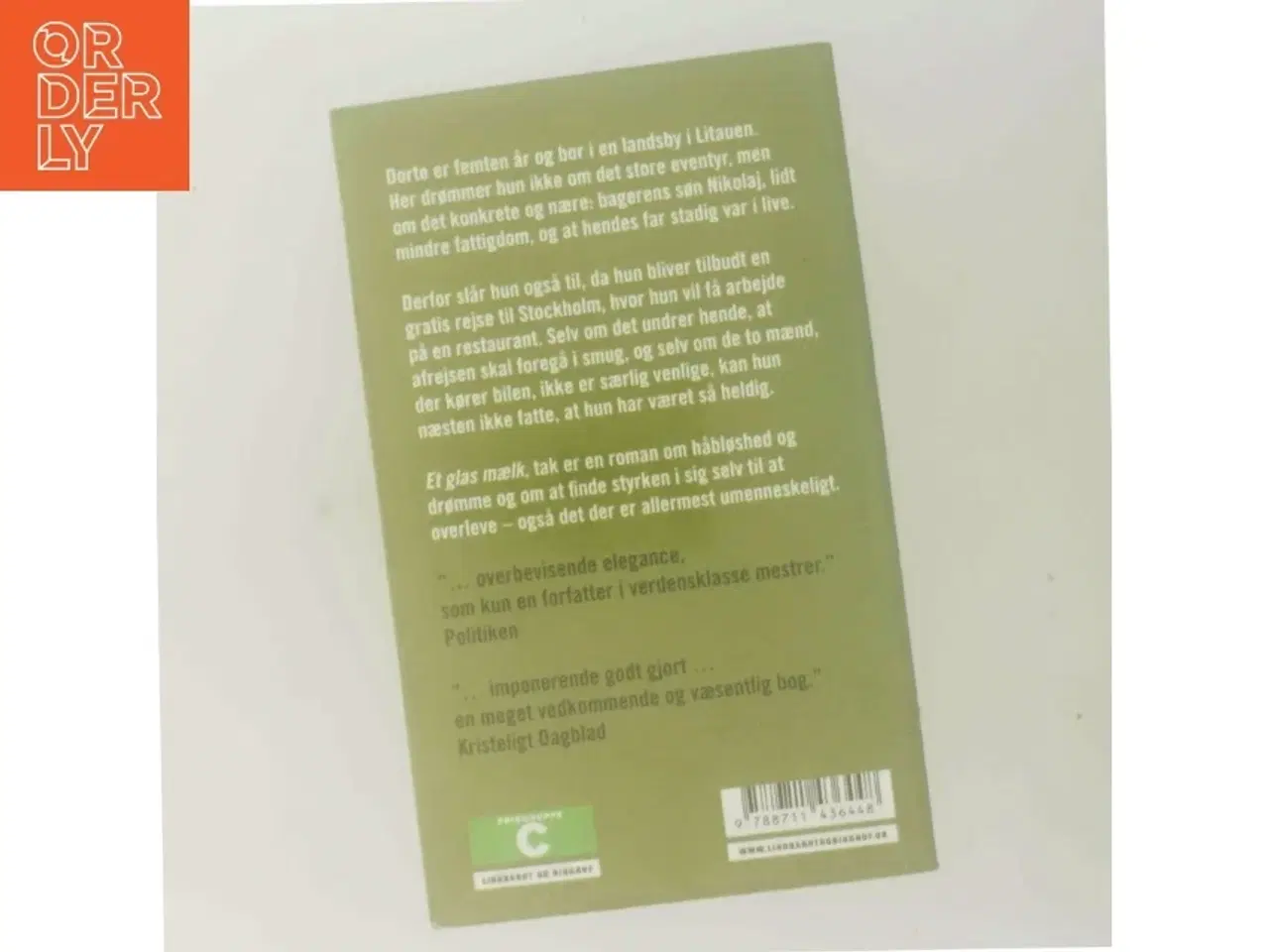 Billede 3 - Et glas mælk, tak af Herbjørg Wassmo (Bog)