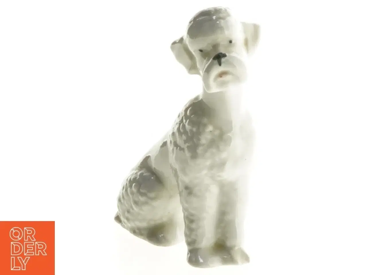 Billede 1 - Puddel Porcelænshund (str. 9 x 6 x 3 cm)