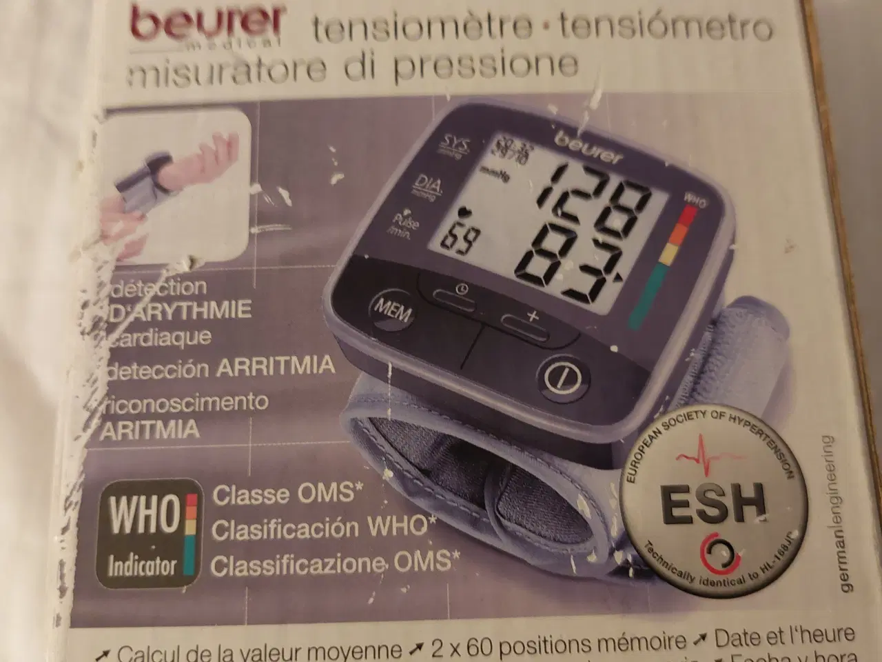 Billede 14 - blodtryksmåler til måling af blodtryk og puls på h