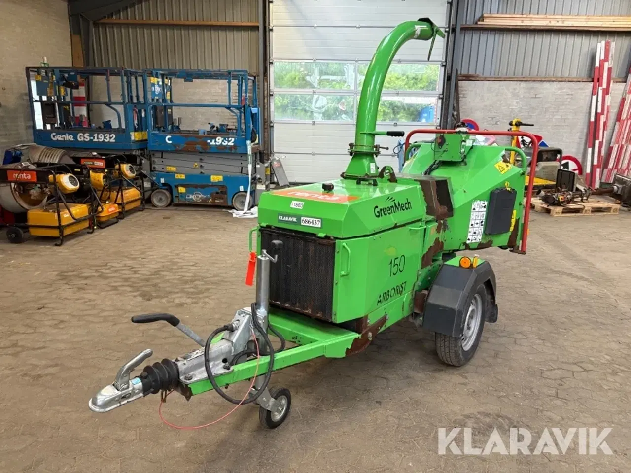 Billede 3 - Flishugger GreenMech Arborist 150
