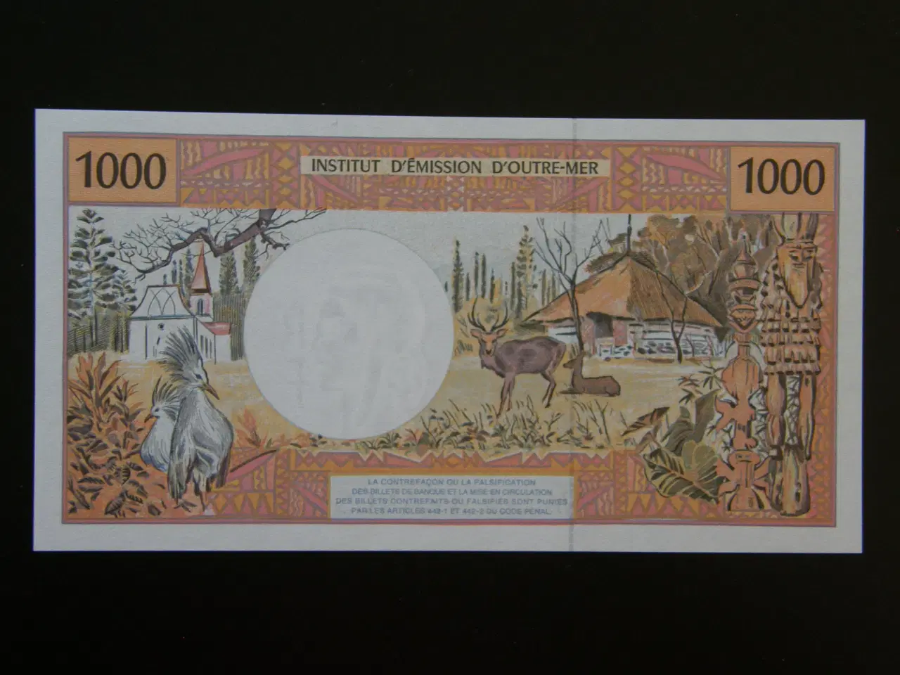 Billede 2 - French Pacific Territorries  1000 Francs 2002  P2 