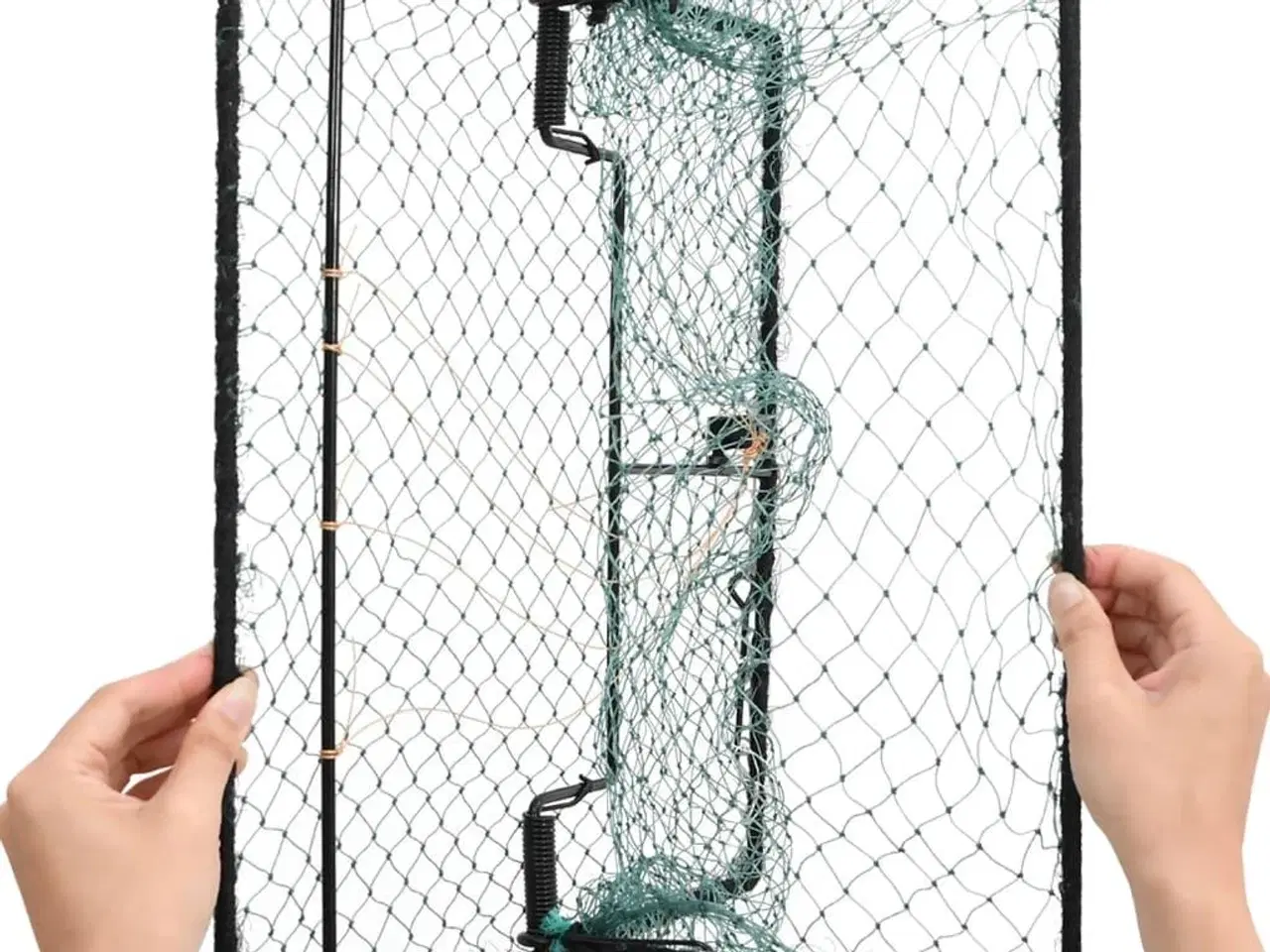 Billede 2 - Fuglenet 50x40 cm stål grøn