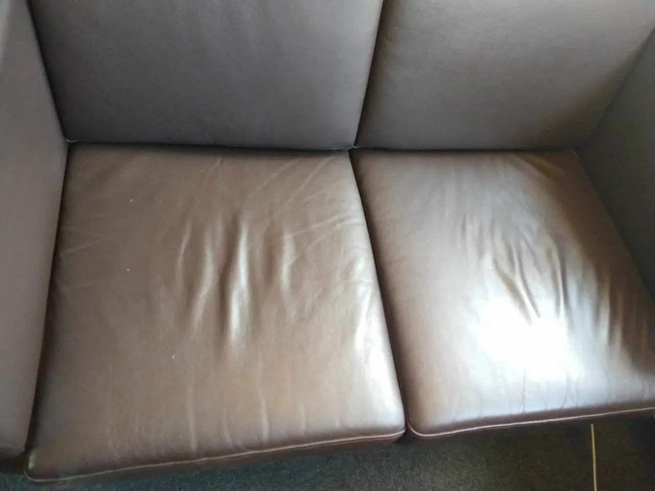 Billede 3 - 2 x sofa i skind