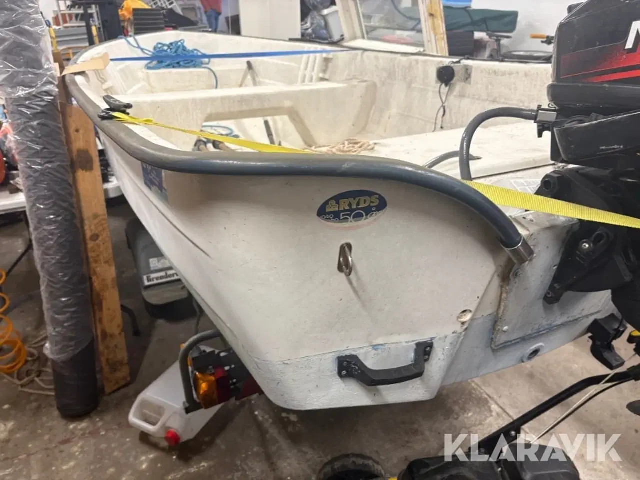 Billede 8 - Fiskerjolle + bådtrailer