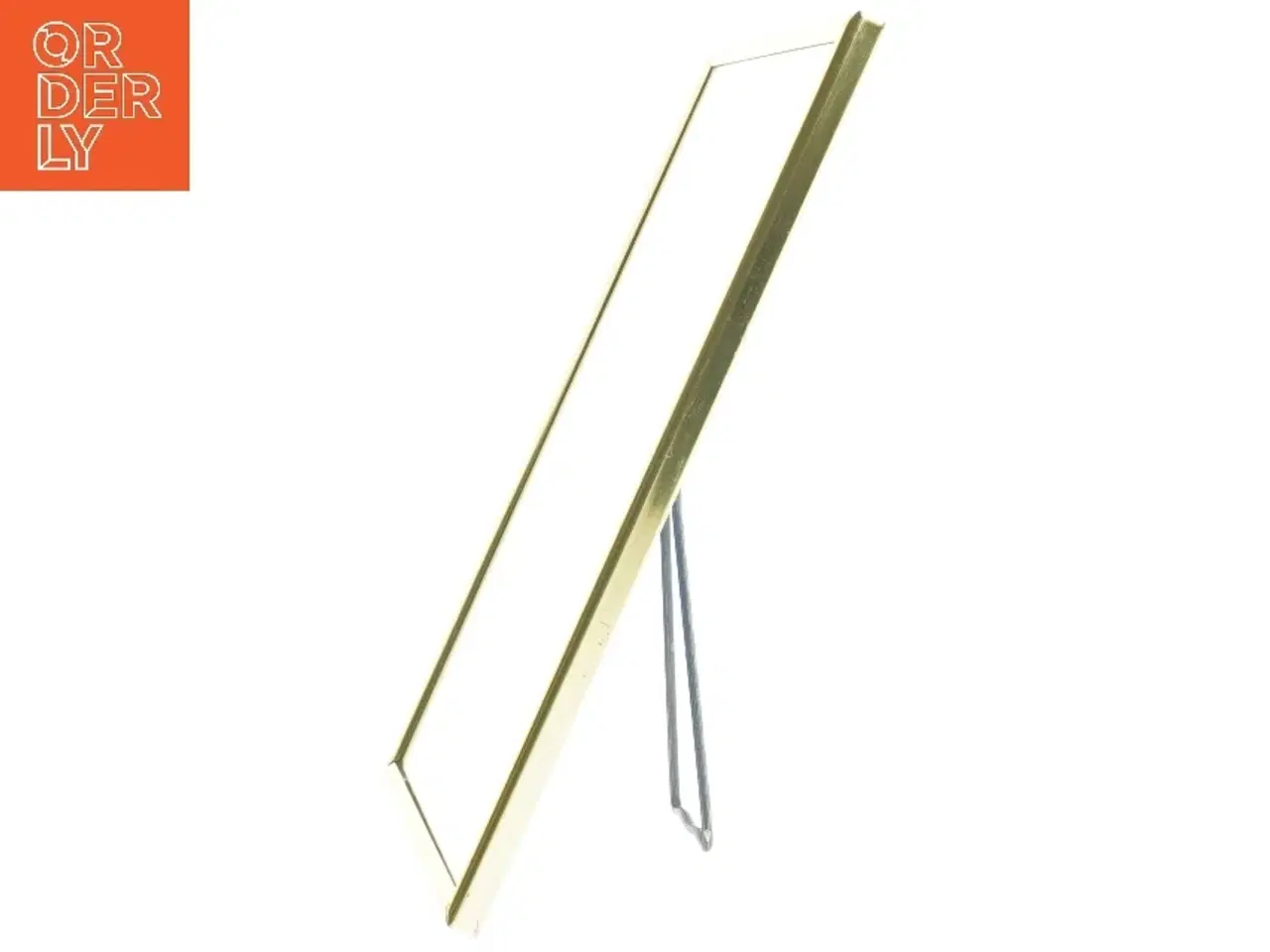 Billede 1 - Spejl med guldramme (str. 17,5 x 23,5 cm)