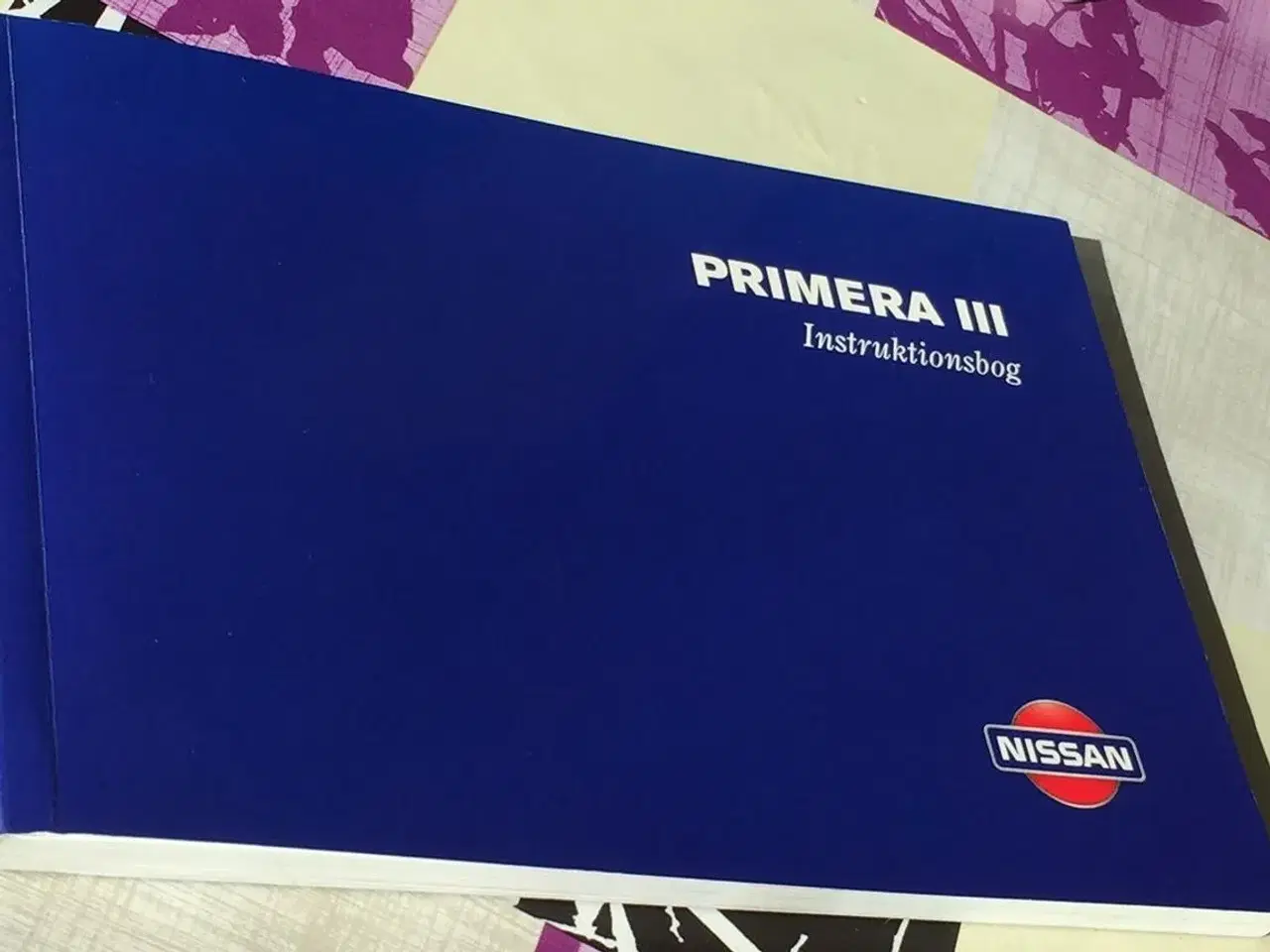 Billede 1 - Instruktionsbog, NISSAN PRIMERA III