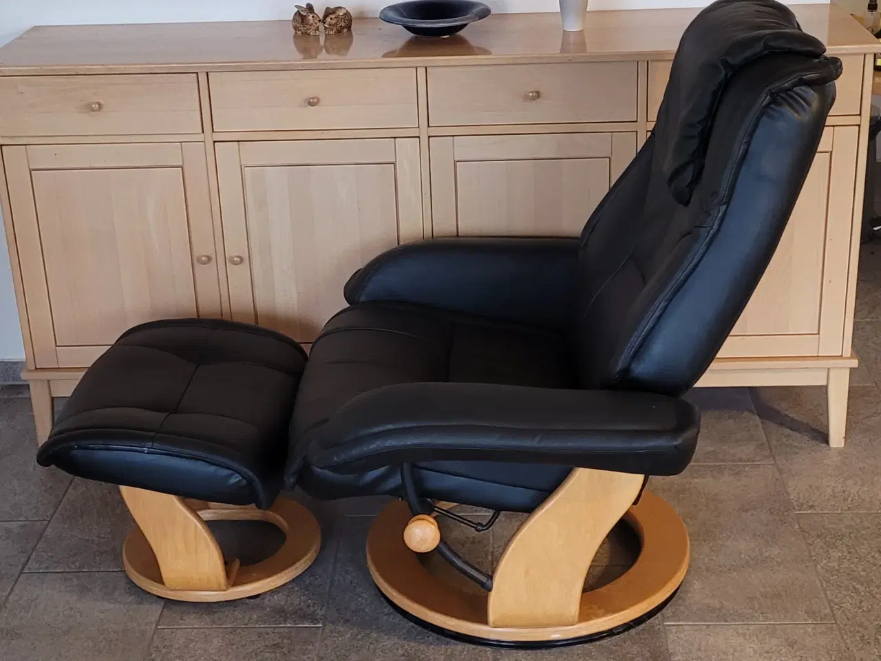 Billede 2 - Læderstol 