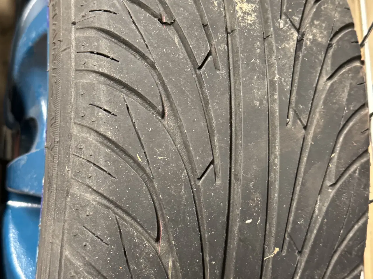 Billede 3 - Godt 4 alufælge med dæk 165x45x15 spostdæk