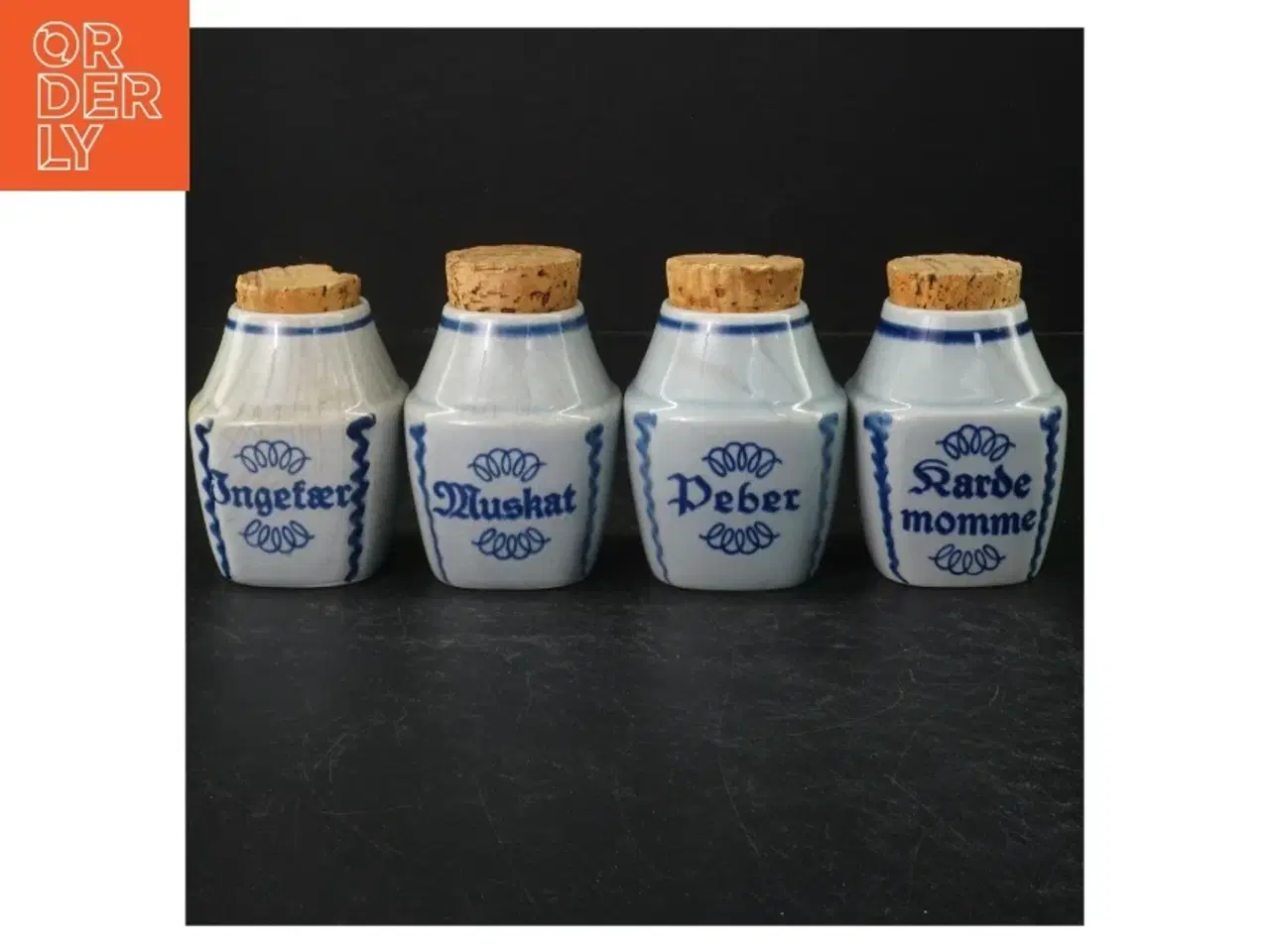 Billede 1 - Krydderikrukker fra Søholm (str. 11x6 cm)