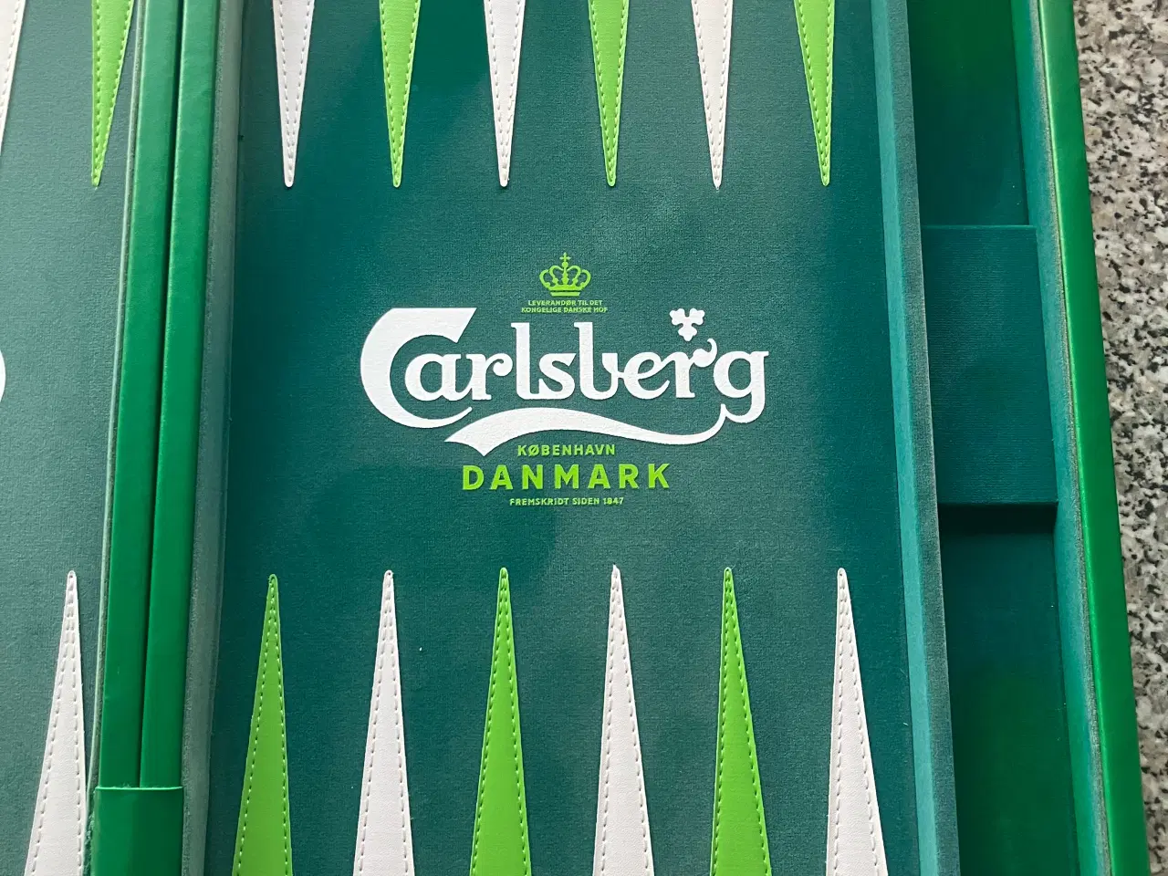Billede 4 - Backgammon i kuffert. “Carlsberg”