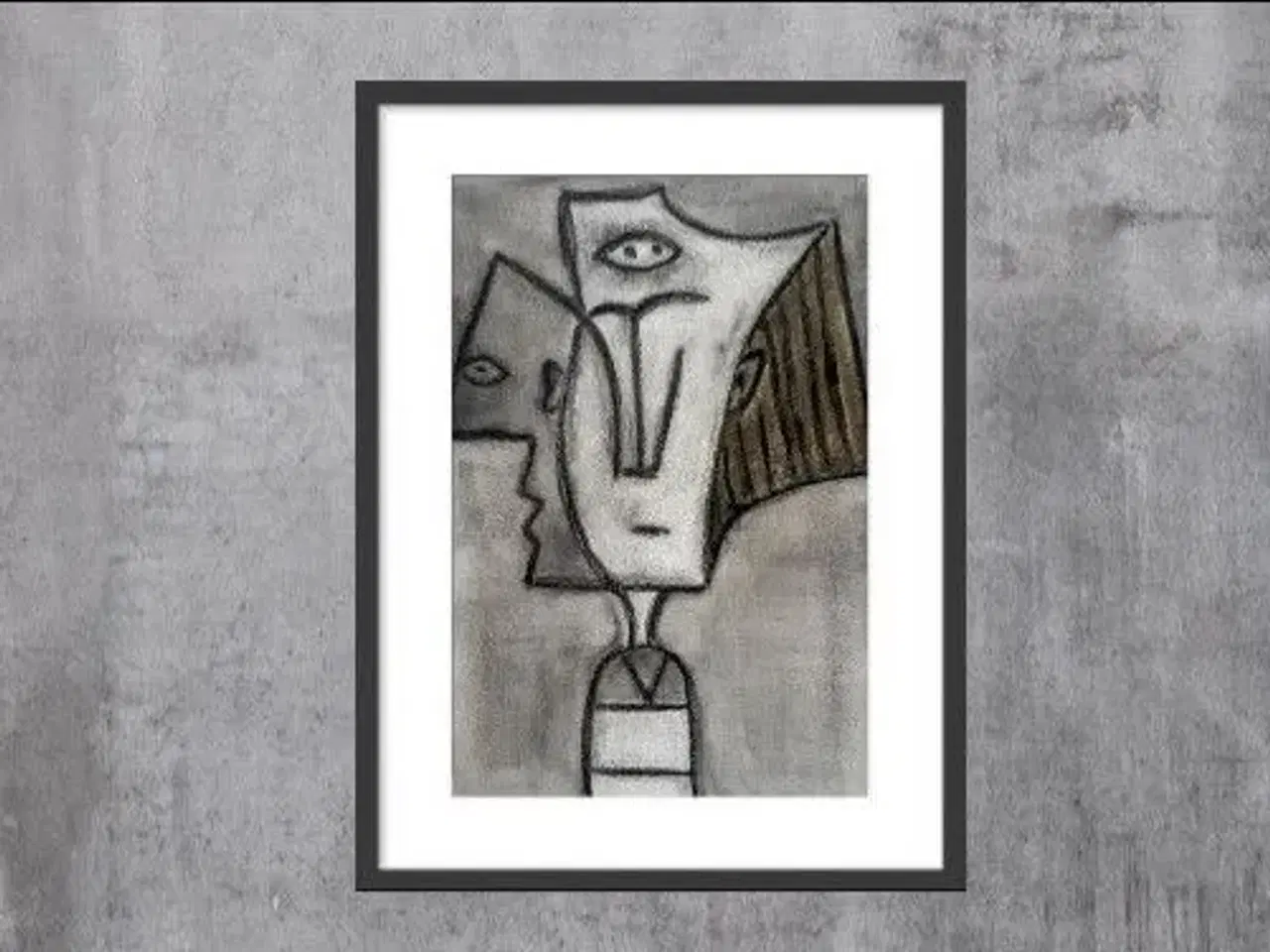 Billede 8 - Forskellige akvareller, Picasso interpretationer