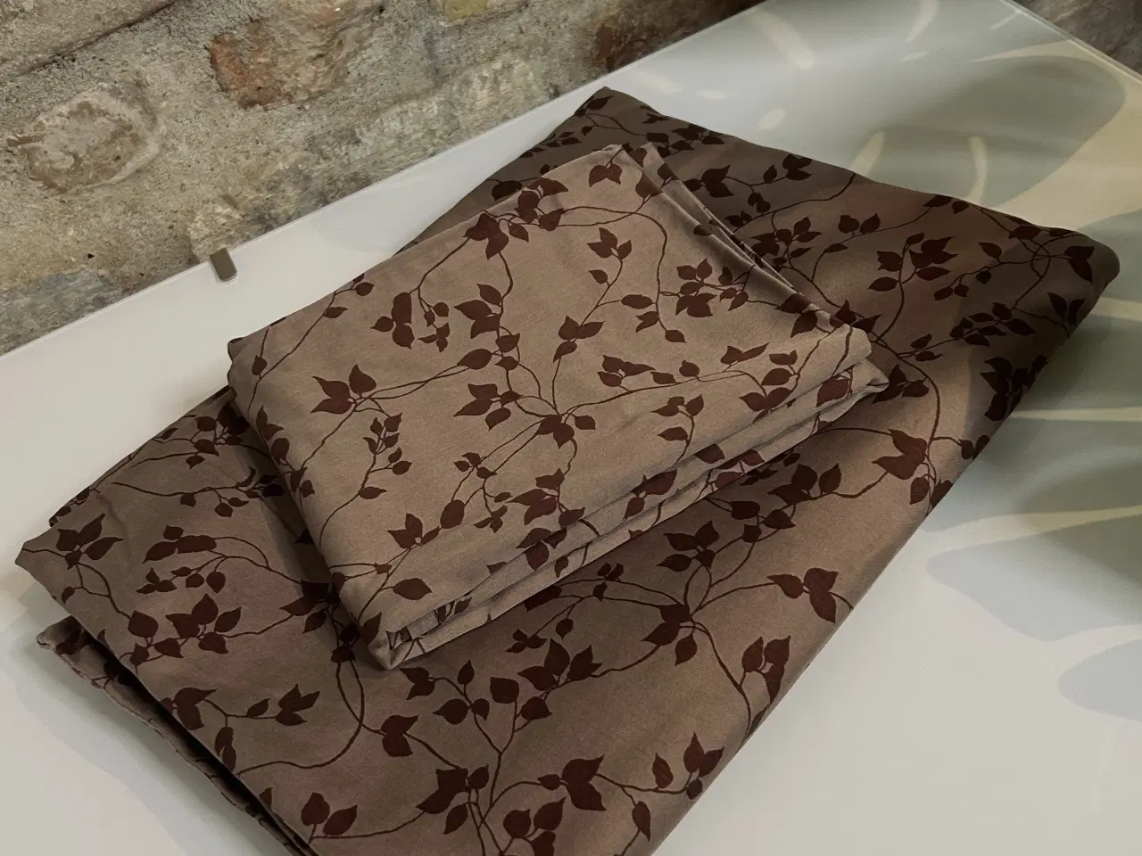 Billede 1 - Bomuldssatin sengesæt