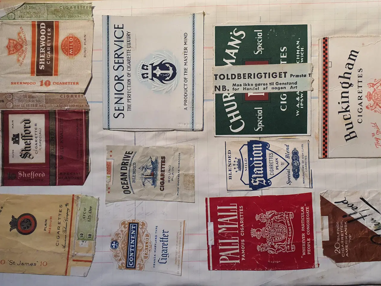 Billede 7 - Samling af Cigaret og Tobak-emballage