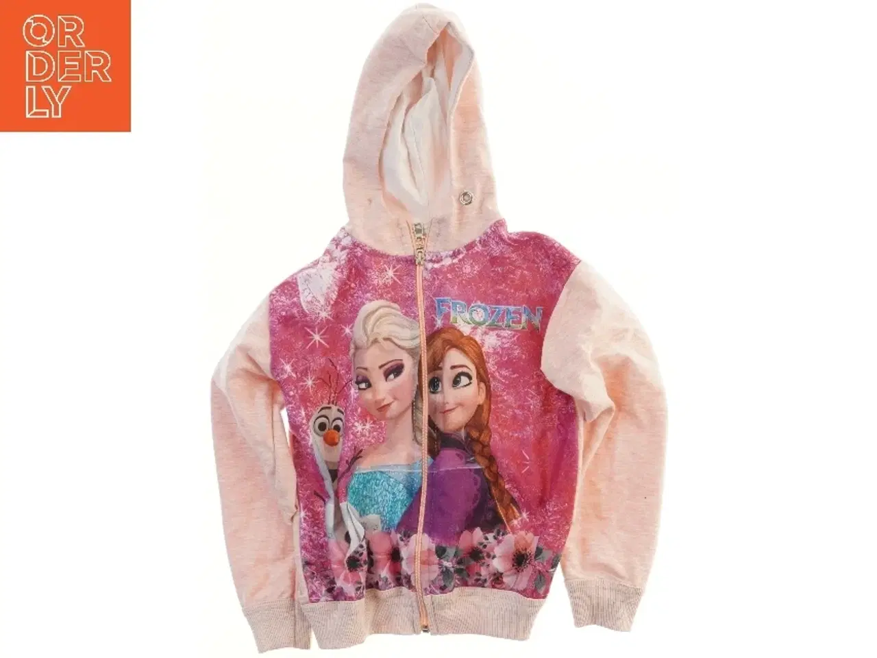 Billede 1 - Hættetrøje med Frozen motiv (str. 110)