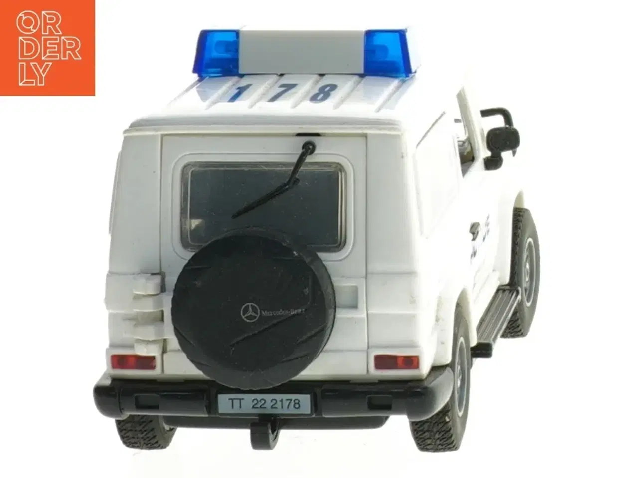 Billede 3 - Legetøjspolitibil fra Mercedes-Benz (str. 17x8 cm)