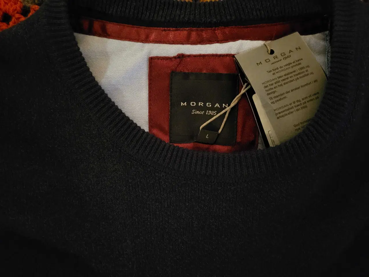 Billede 2 - Ny Morgan sweater, str. L, mørkeblå