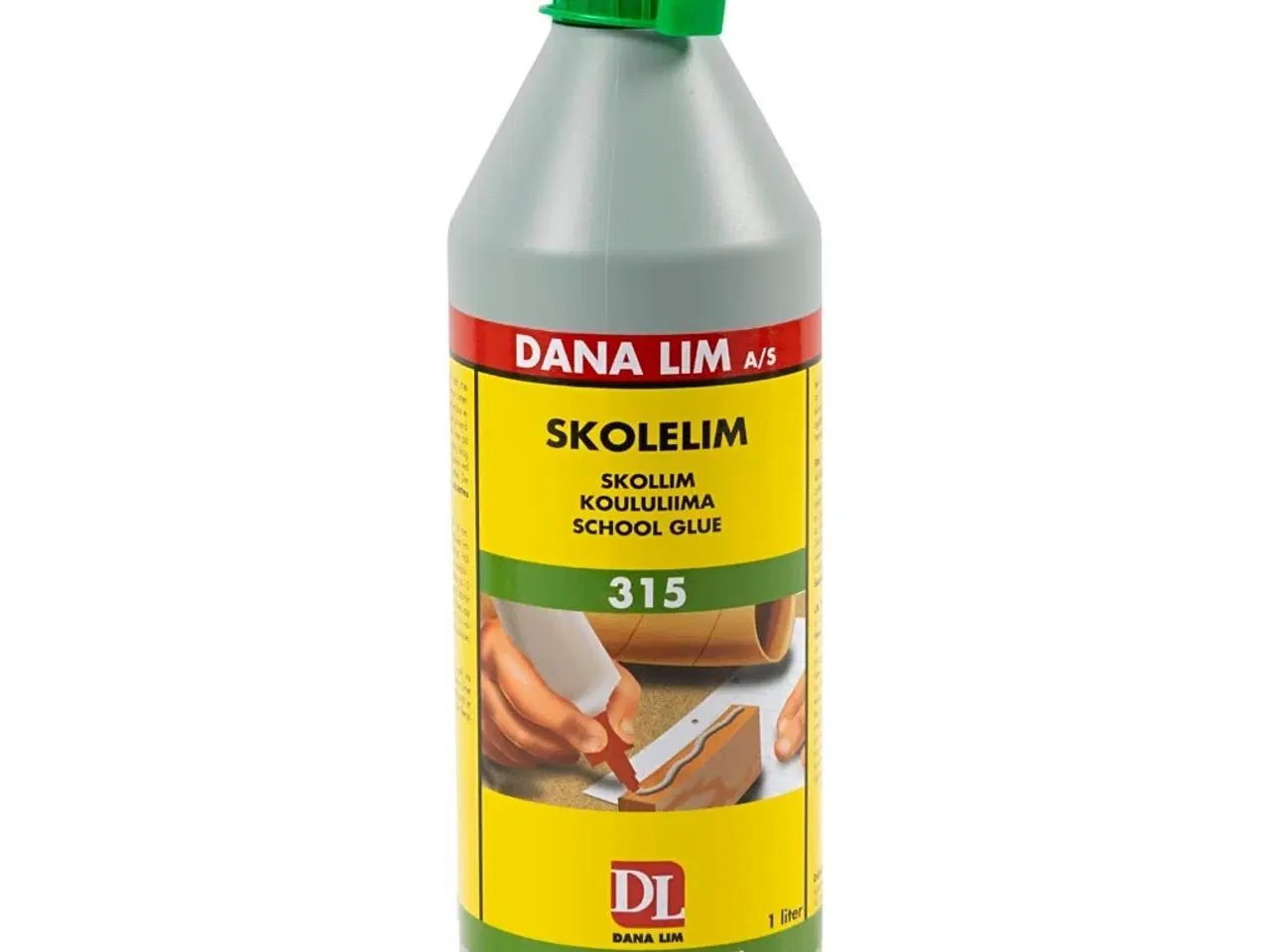 Billede 1 - Vandbaseret skolelim 1L - Hurtig og effektiv til projekter