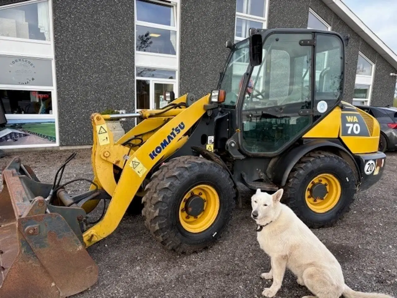 Billede 1 - Komatsu WA 70 NYE DÆK, 3IEN SKOVL, HYDRAULISK SKIFT