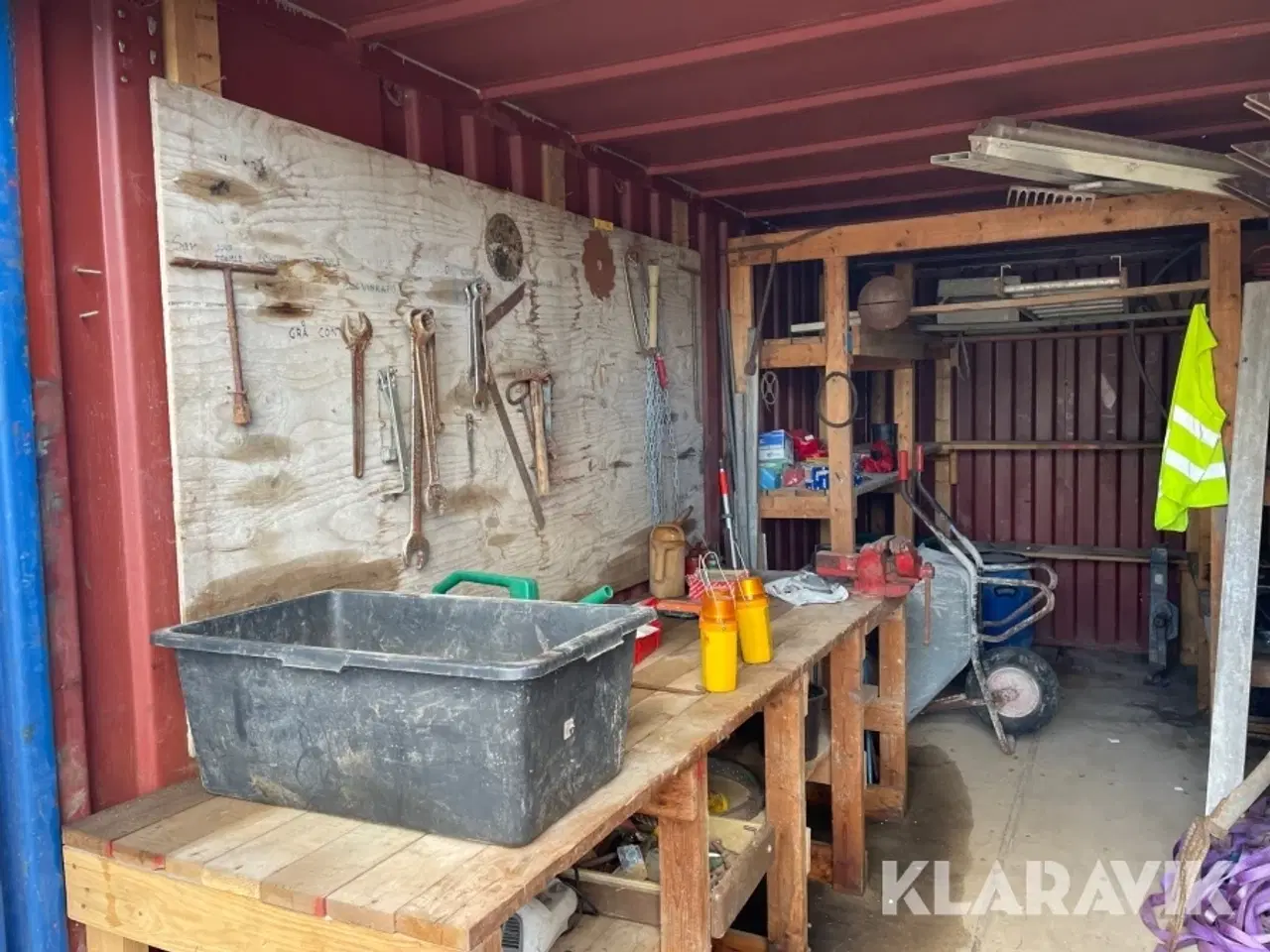 Billede 5 - 20 fods container med indhold