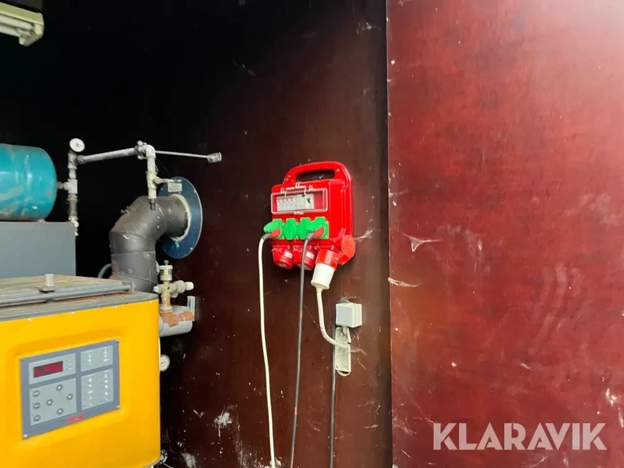 Billede 4 - Container Passat Compact c2 med indbygget varmeanlæg til korn & træpiller