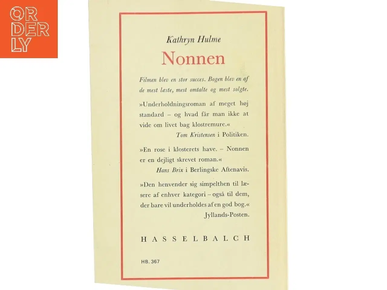 Billede 2 - Nonnen af Kathryn Hulme fra Hasselbalch