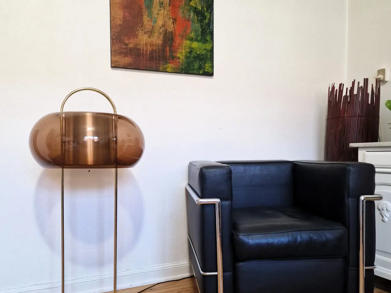 Billede 1 - Vintage Temde Leuchten gulvlampe fra 1970'erne.