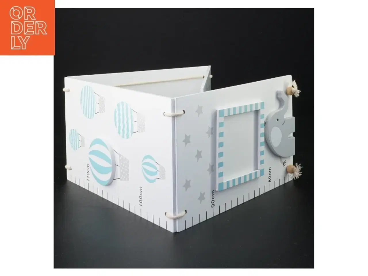 Billede 7 - Børne vækstmåler fra Jabadabado (str. Selve pladerne er 80 x 12 cm)