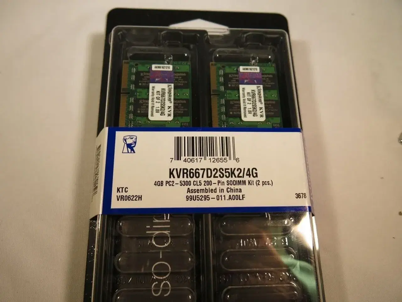 Billede 3 - Kingston Value RAM DDRII 4GB KIT PC667