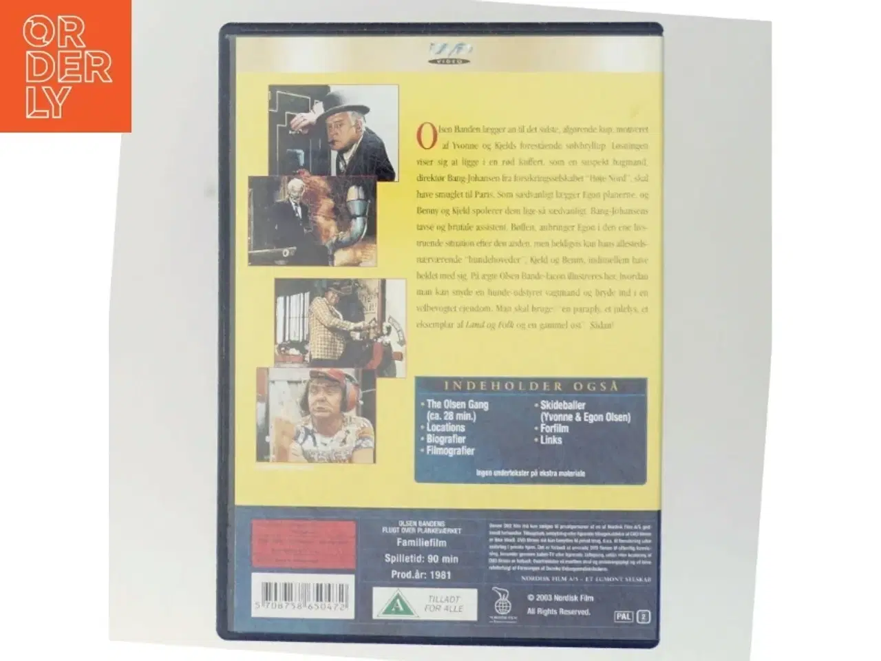 Billede 3 - Olsen Banden 12 - Flugt Over Plankeværket (Bog)
