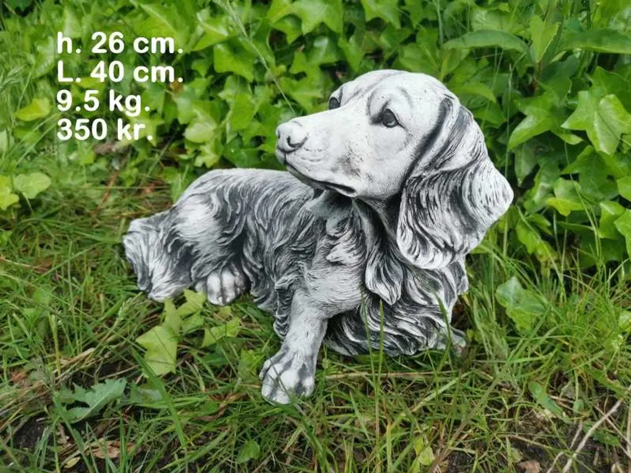 Billede 20 - HAVEFIGUR Smukke betonhunde – forskellige racer 🐾