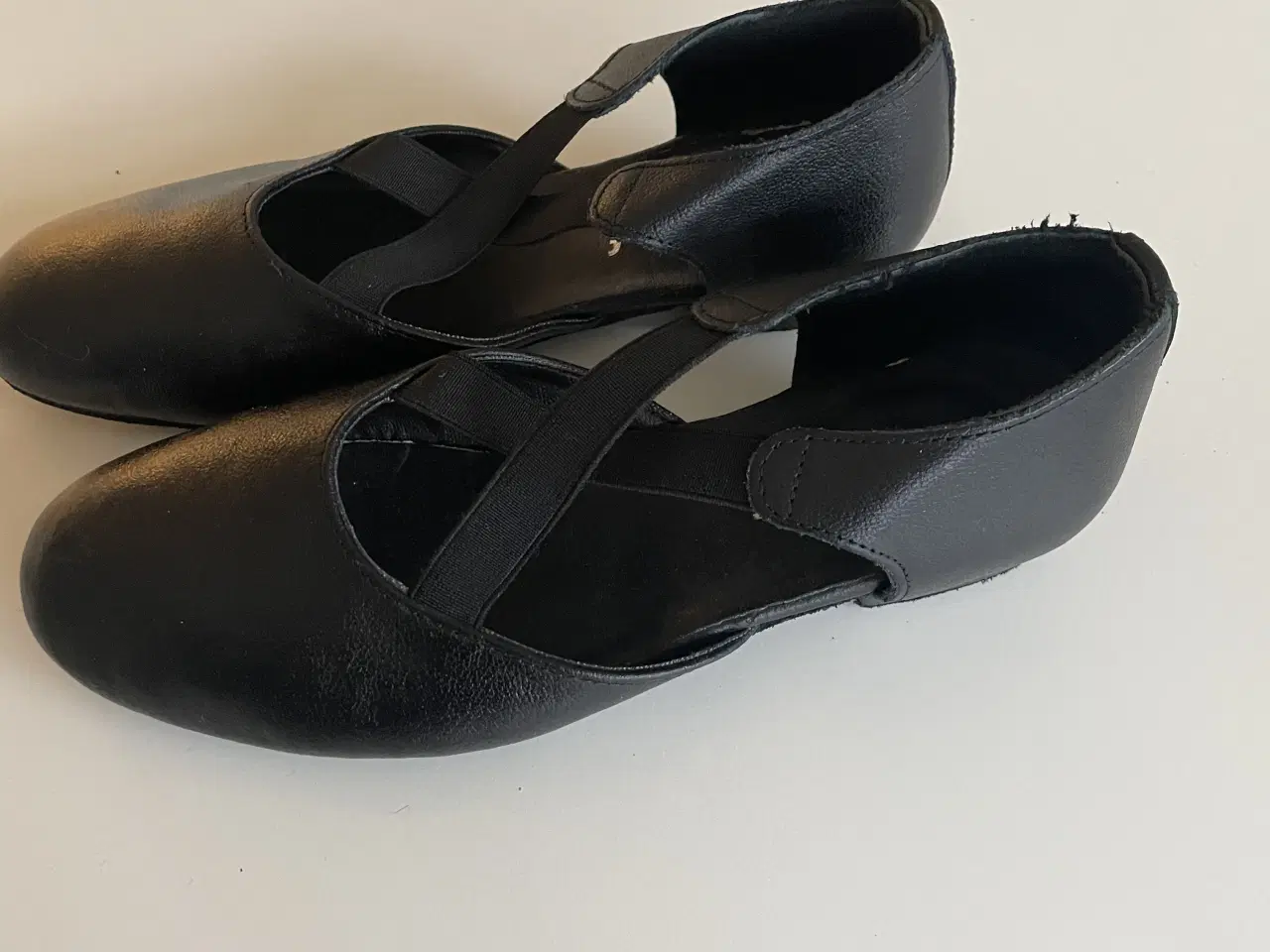 Billede 2 - Rumpf dansesko/træningssko m. elastik - 1313