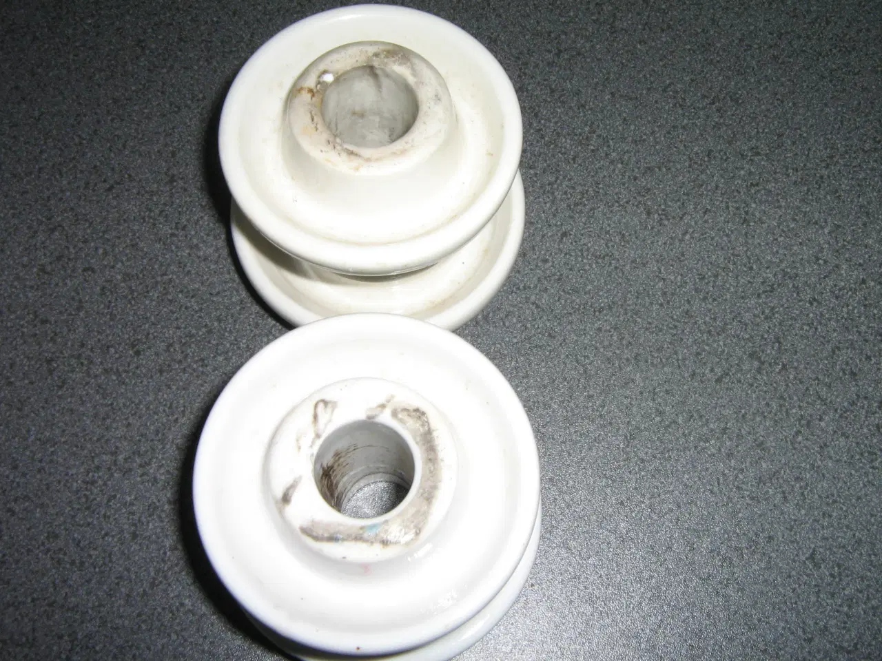 Billede 4 - Porcelæns Isolatorer som  lysestager