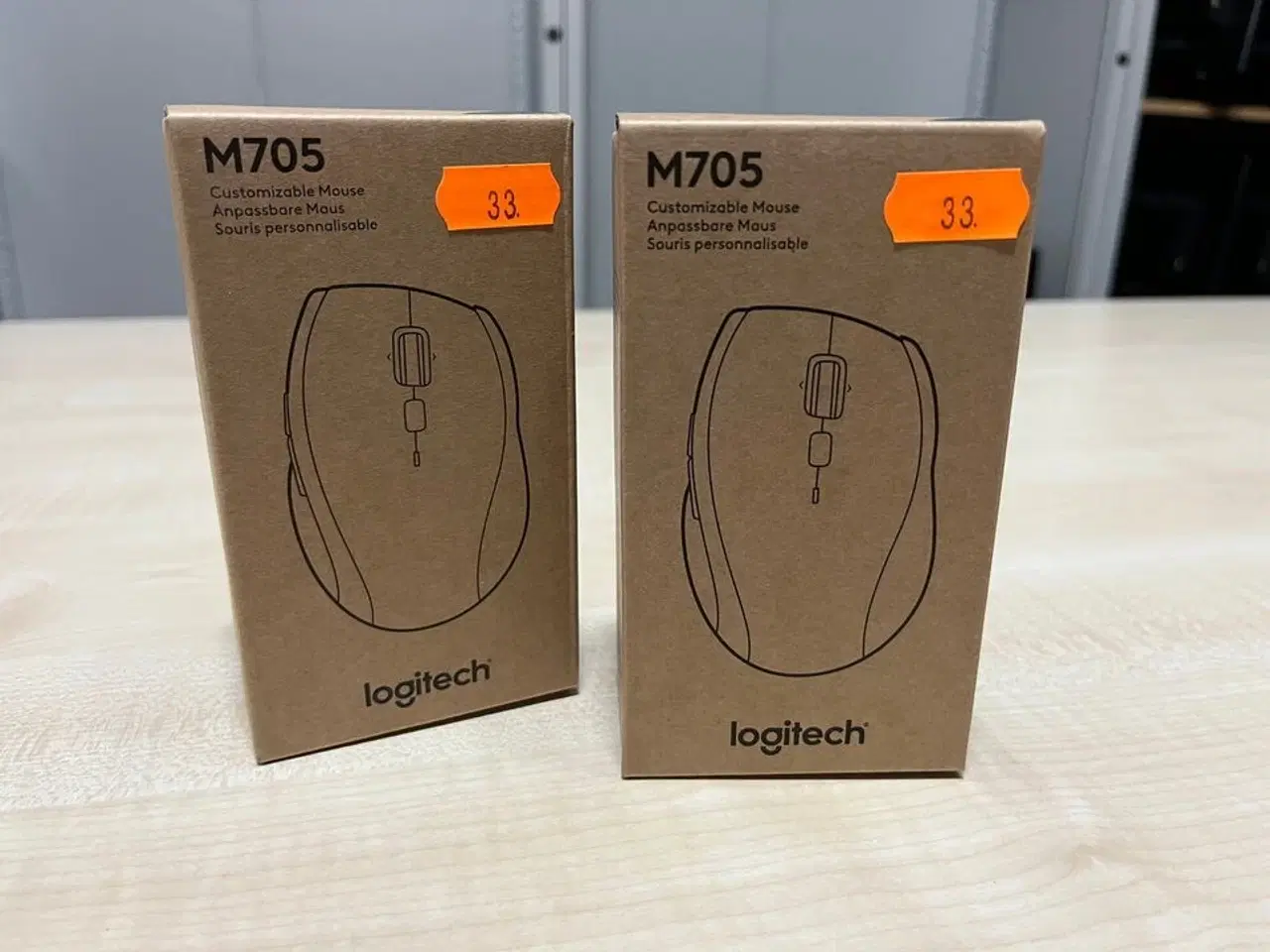 Billede 1 - 2 stk. mus, LOGITECH M705