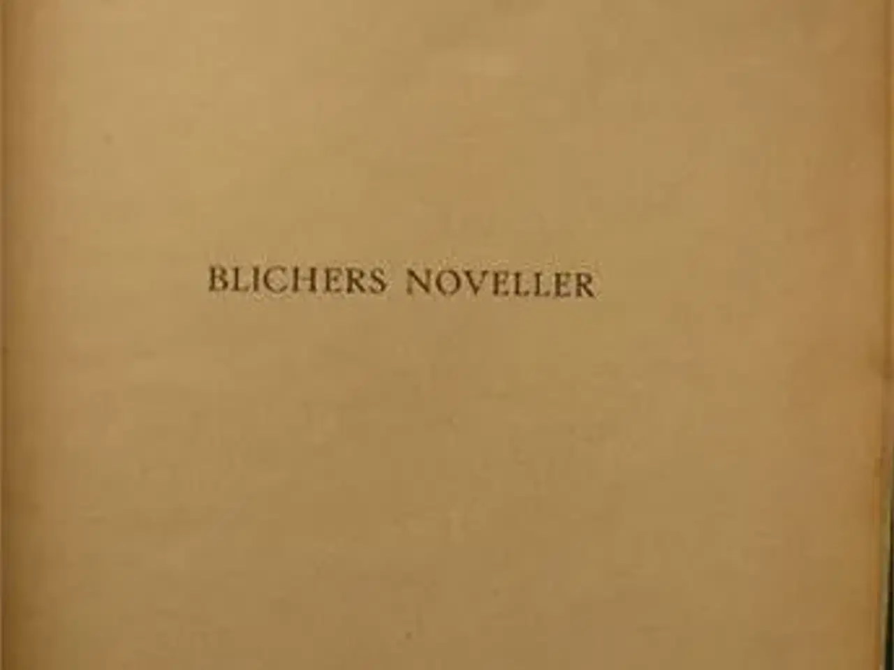 Billede 4 - St. St.Blicher: Udvalgte Noveller - udgave for bør